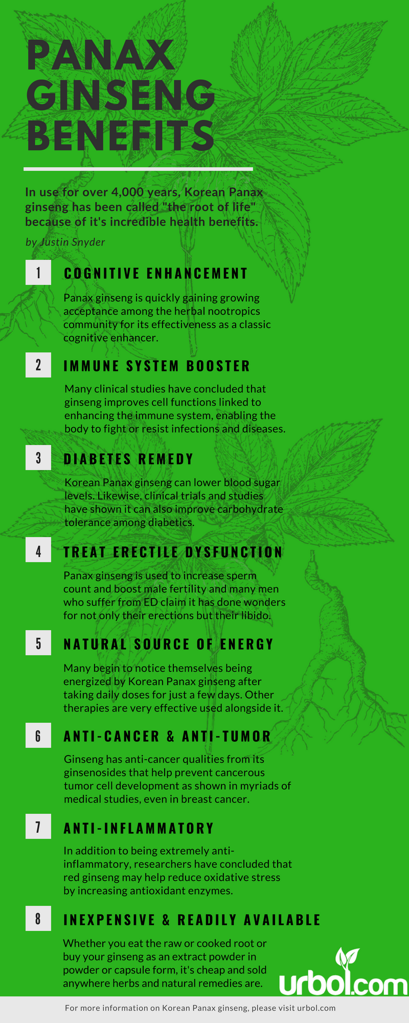 Korean Ginseng (Top 8 Benefits)